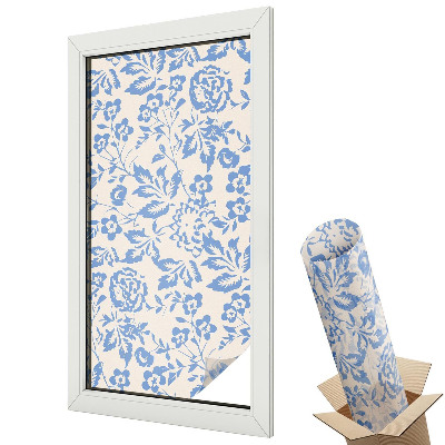 Folie pentru geamuri Model floral clasic