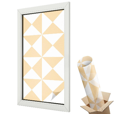 Folie geam să nu se vadă din exterior Model geometric de triunghiuri contrastante