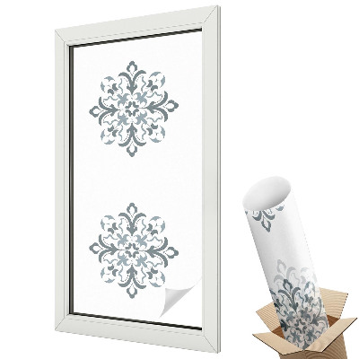 Folie geam să nu se vadă din exterior Ornament clasic în simetrie armonioasă