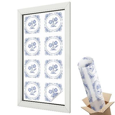 Folie pentru geamuri Ornament floral clasic