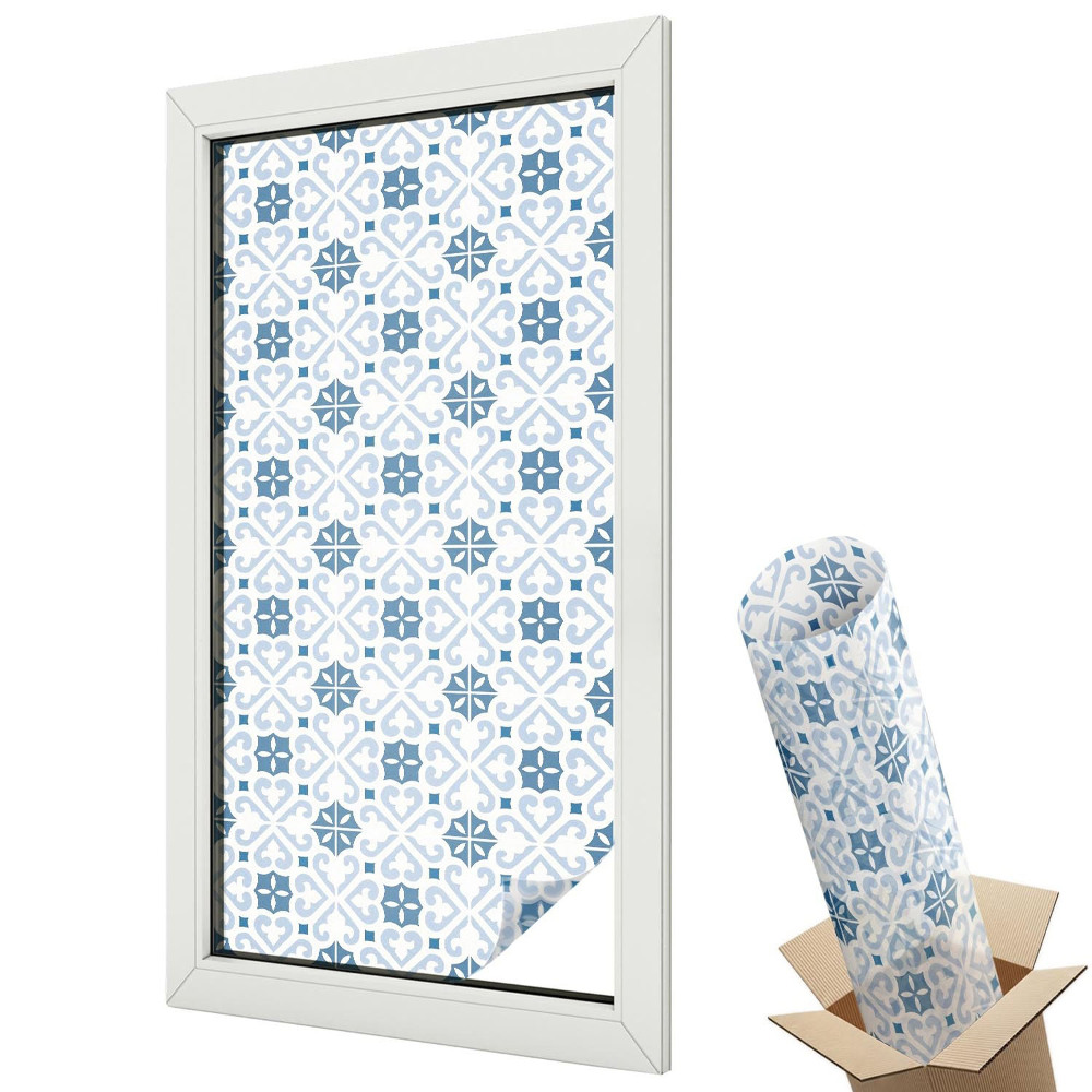 Folie geam să nu se vadă din exterior Model geometric clasic de plăci