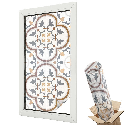 Folie geam să nu se vadă din exterior Ornamente clasice cu gresie