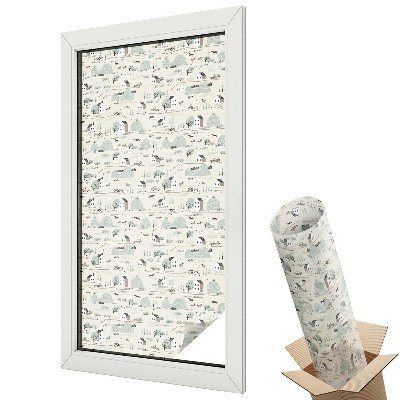 Folie geam să nu se vadă din exterior Cabane de țară peisaj liniștit natură