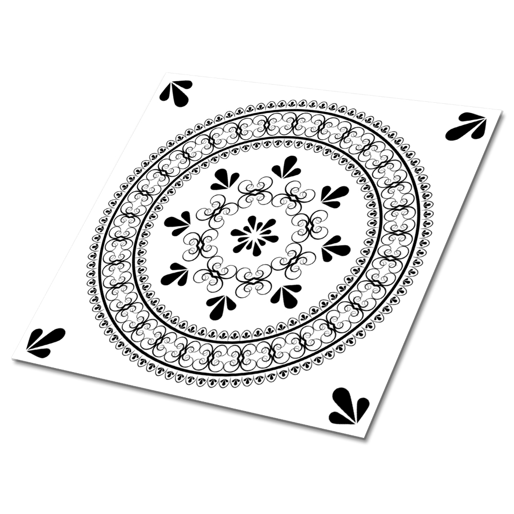 Plăcile de vinil Stilul modelului ornamental