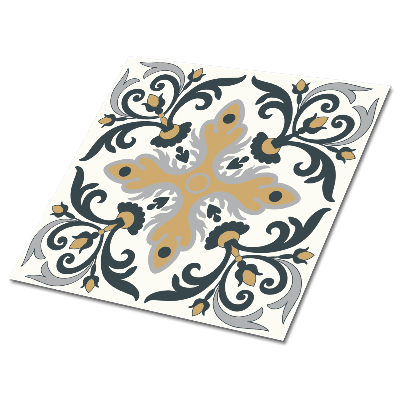 Plăci din PVC autoadezive Motiv floral cu ornamente