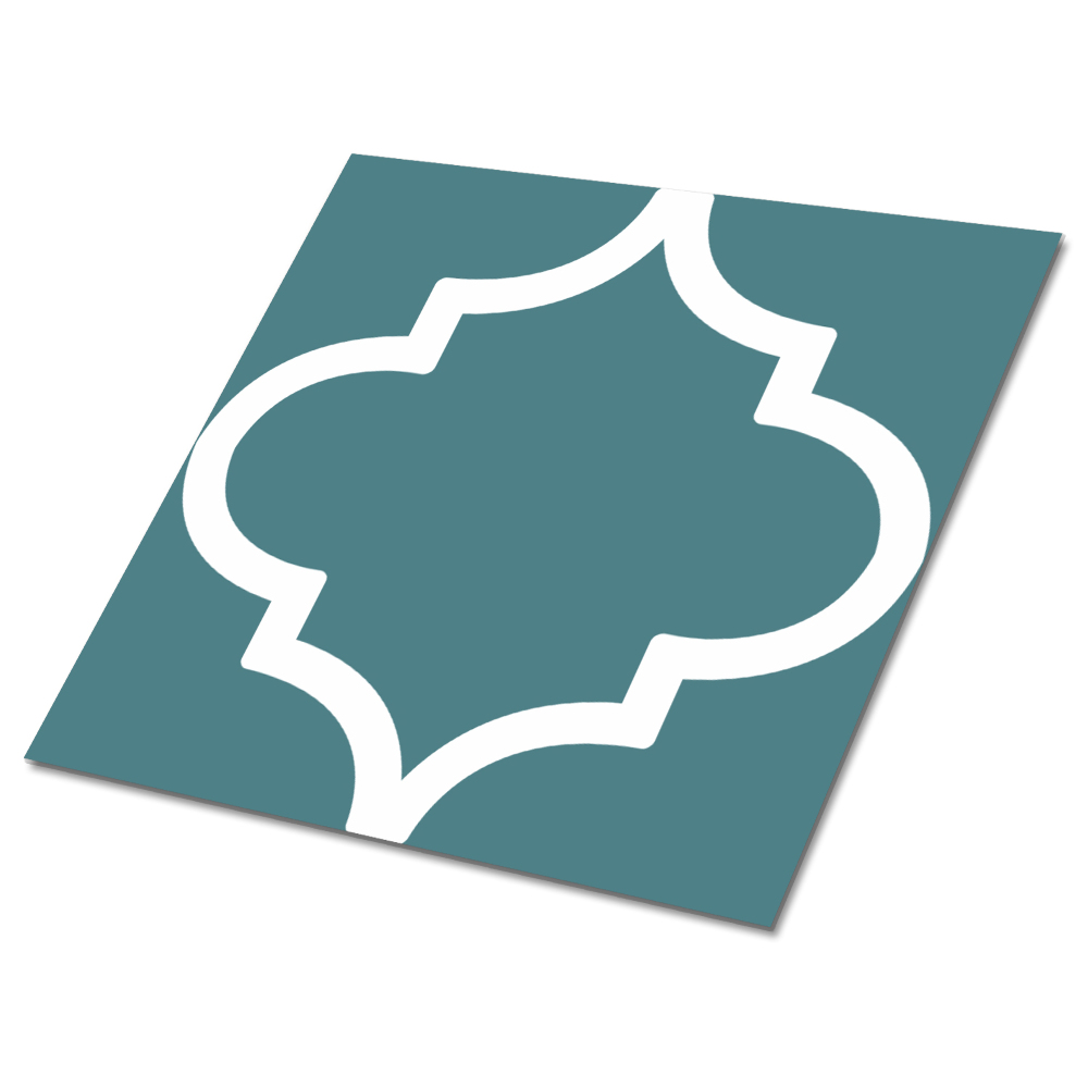 Plăci de vinil autoadezive Motiv marocan în culoarea turcoaz