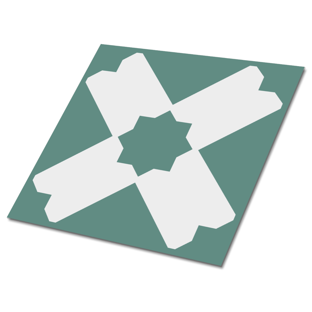 Plăcile de vinil Model geometric în culori pastelate