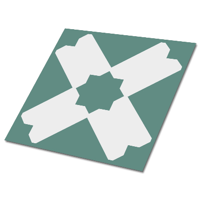 Plăcile de vinil Model geometric în culori pastelate