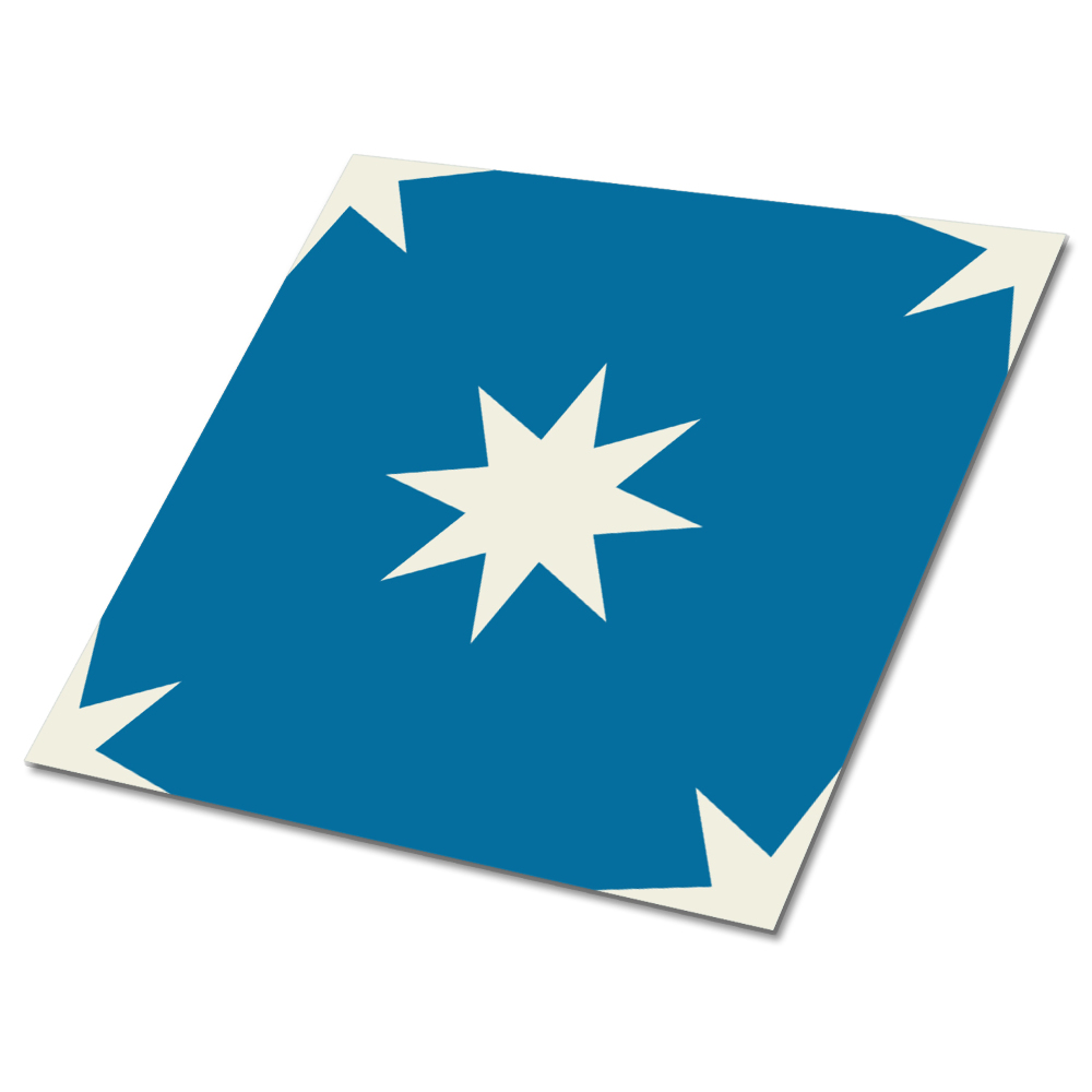 Plăcile de vinil Stele pe un fundal albastru