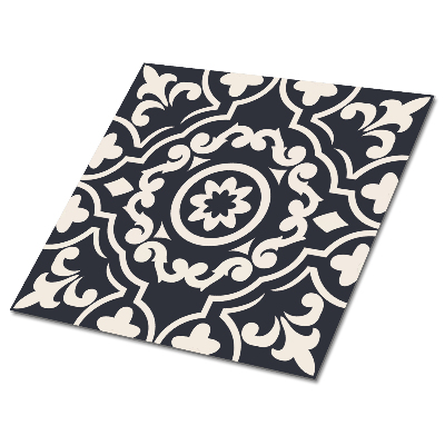 Plăci de vinil autoadezive Model ornamental în nuanțe închise