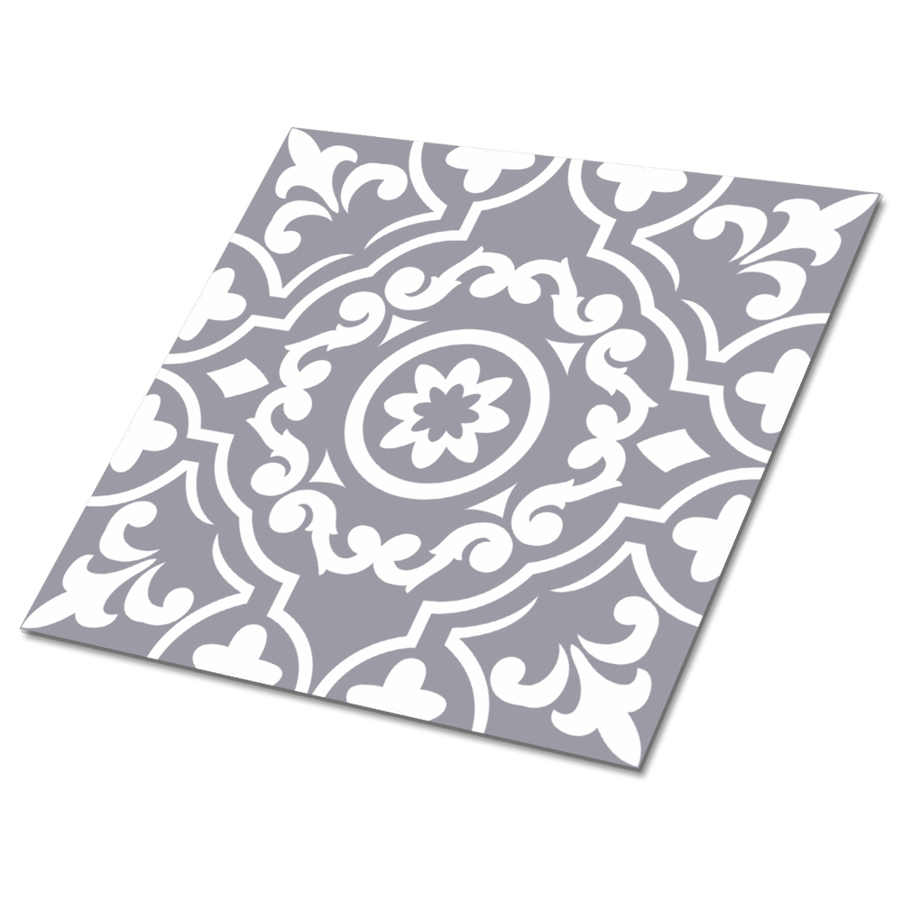 Plăci din PVC autoadezive Motiv ornamental în nuanțe de gri