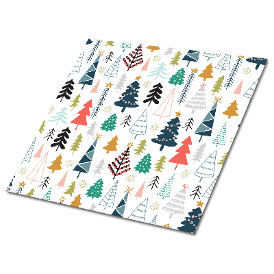 Plăcile de vinil Pomi de Crăciun în diferite culori și forme