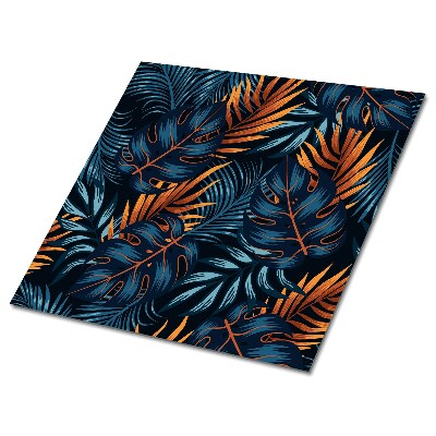 Plăcile de vinil Model tropical cu frunze de palmier