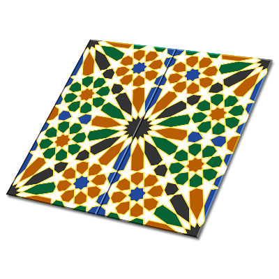 Plăci de vinil autoadezive Motiv mozaic în stil arab