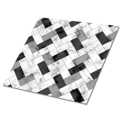 Plăci de vinil autoadezive Model mozaic în nuanțe de gri