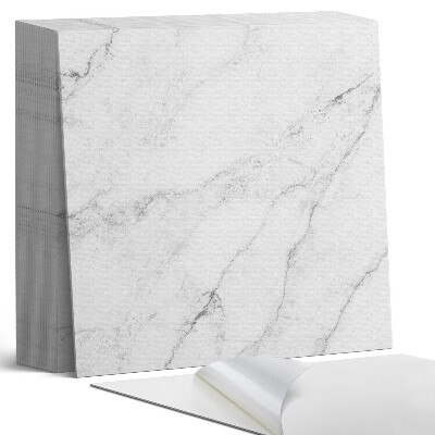 Plăci de vinil autoadezive Model de marmură în eleganță albă