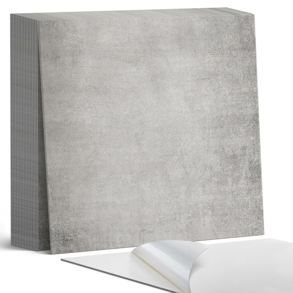 Plăci din PVC autoadezive Textură de beton brut