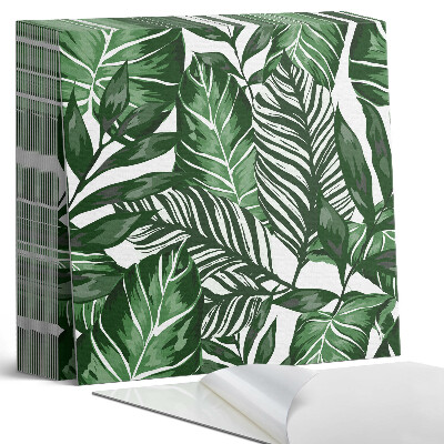 Plăci din PVC autoadezive Frunze tropicale în modele