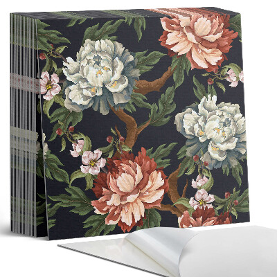 Plăcile de vinil Motiv floral