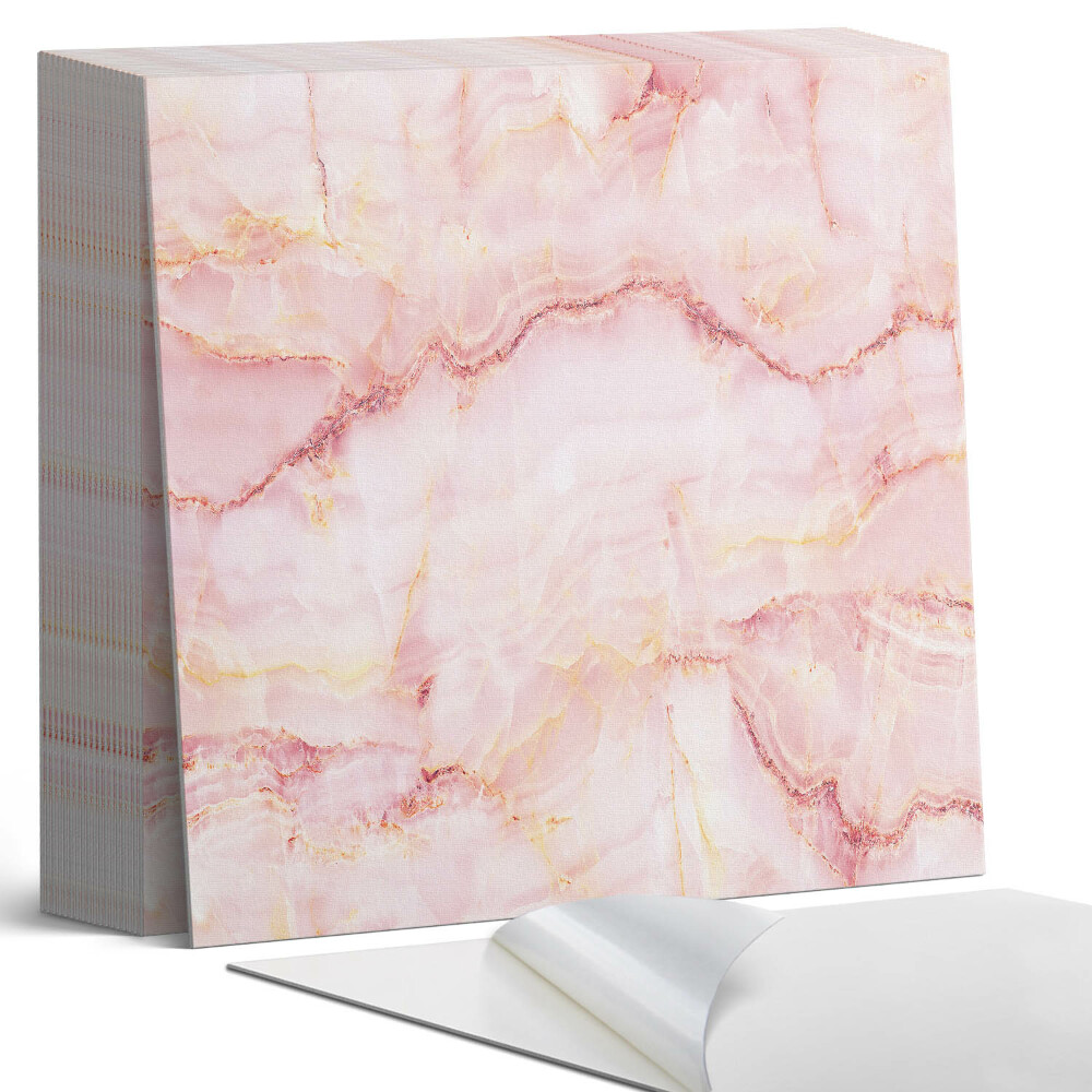 Plăci din PVC autoadezive Valuri de marmură într-un dans armonios