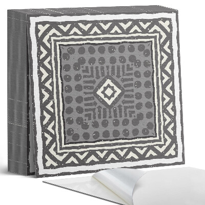 Plăci de vinil autoadezive Model geometric în rame