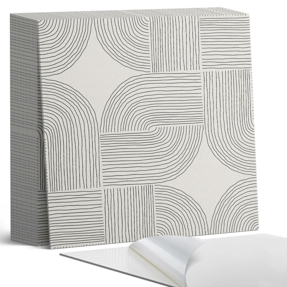 Plăci din PVC autoadezive Forme stilizate în ordine geometrică