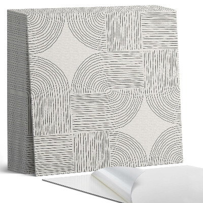 Plăci din PVC autoadezive Forme stilizate în ordine geometrică