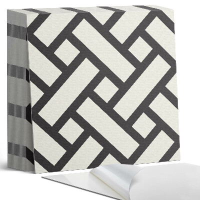 Plăcile de vinil Model geometric cu împletitură