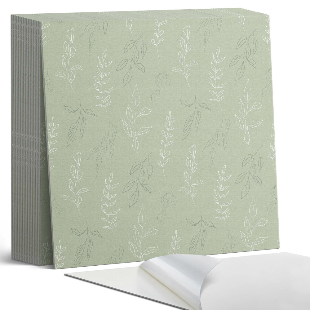 Plăci din PVC autoadezive Motiv natural de frunze în forme de plante