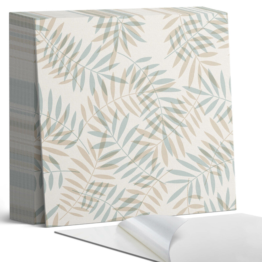 Plăci din PVC autoadezive Model subtil de frunze