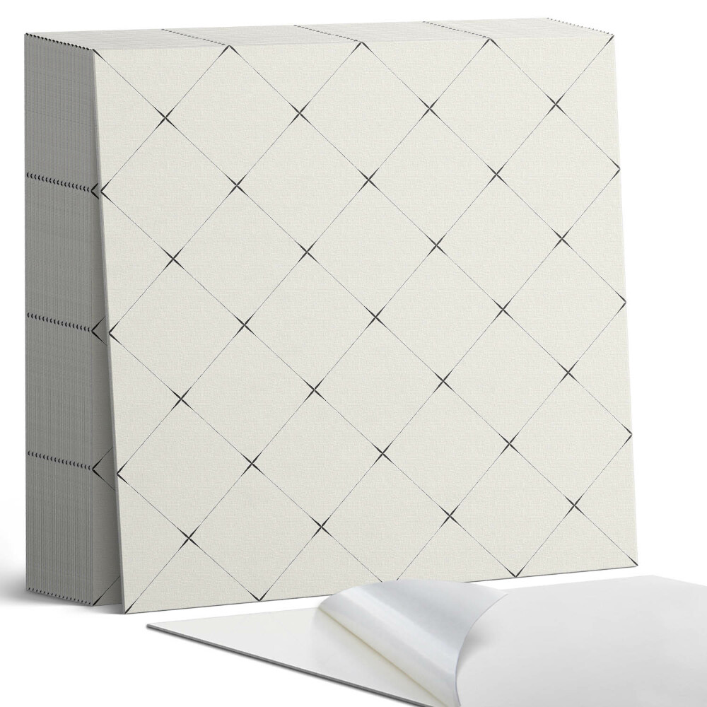 Plăcile de vinil Model de romb în stil geometric