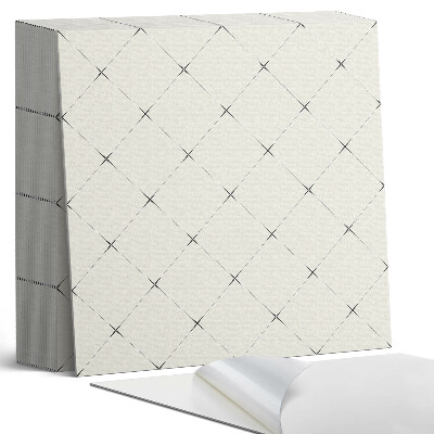 Plăcile de vinil Model de romb în stil geometric