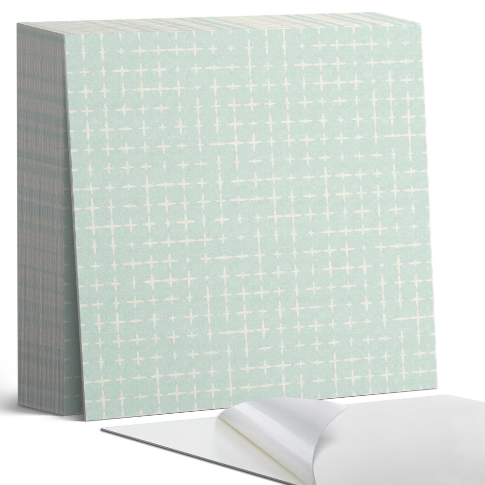 Plăci de vinil autoadezive Model de linii și cruci în geometrie