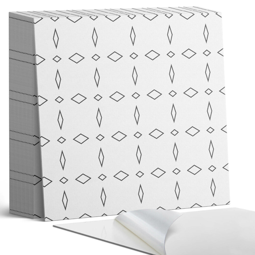 Plăcile de vinil Model geometric în formă de romb