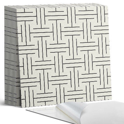 Plăcile de vinil Motiv geometric în carouri