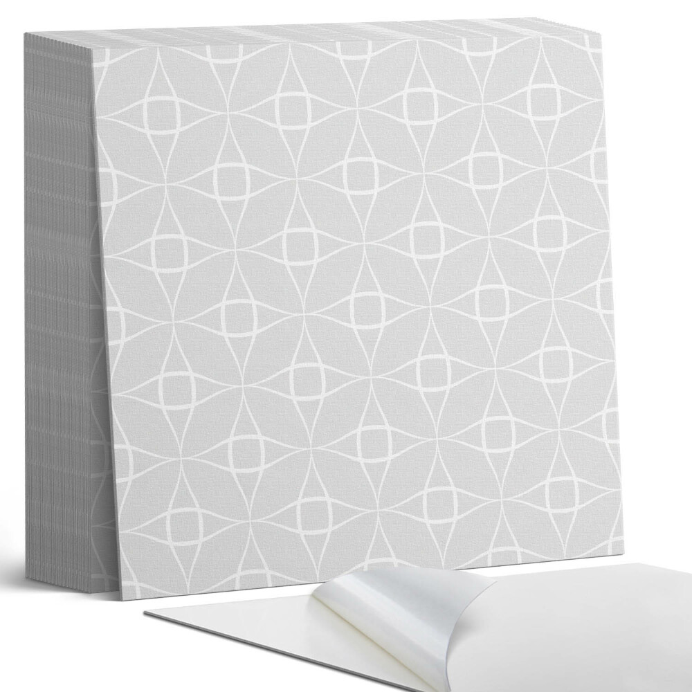 Plăci din PVC autoadezive Model de grilă în stil geometric