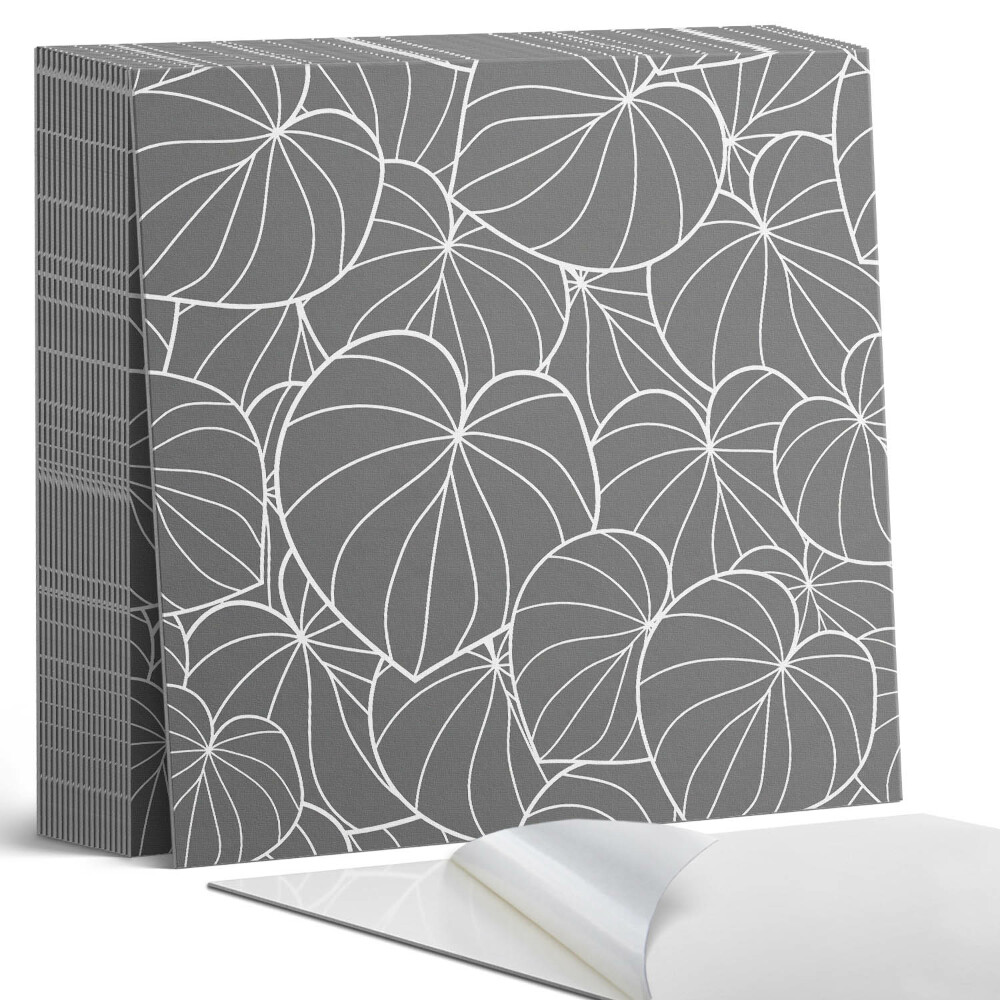 Plăcile de vinil Model delicat de frunze