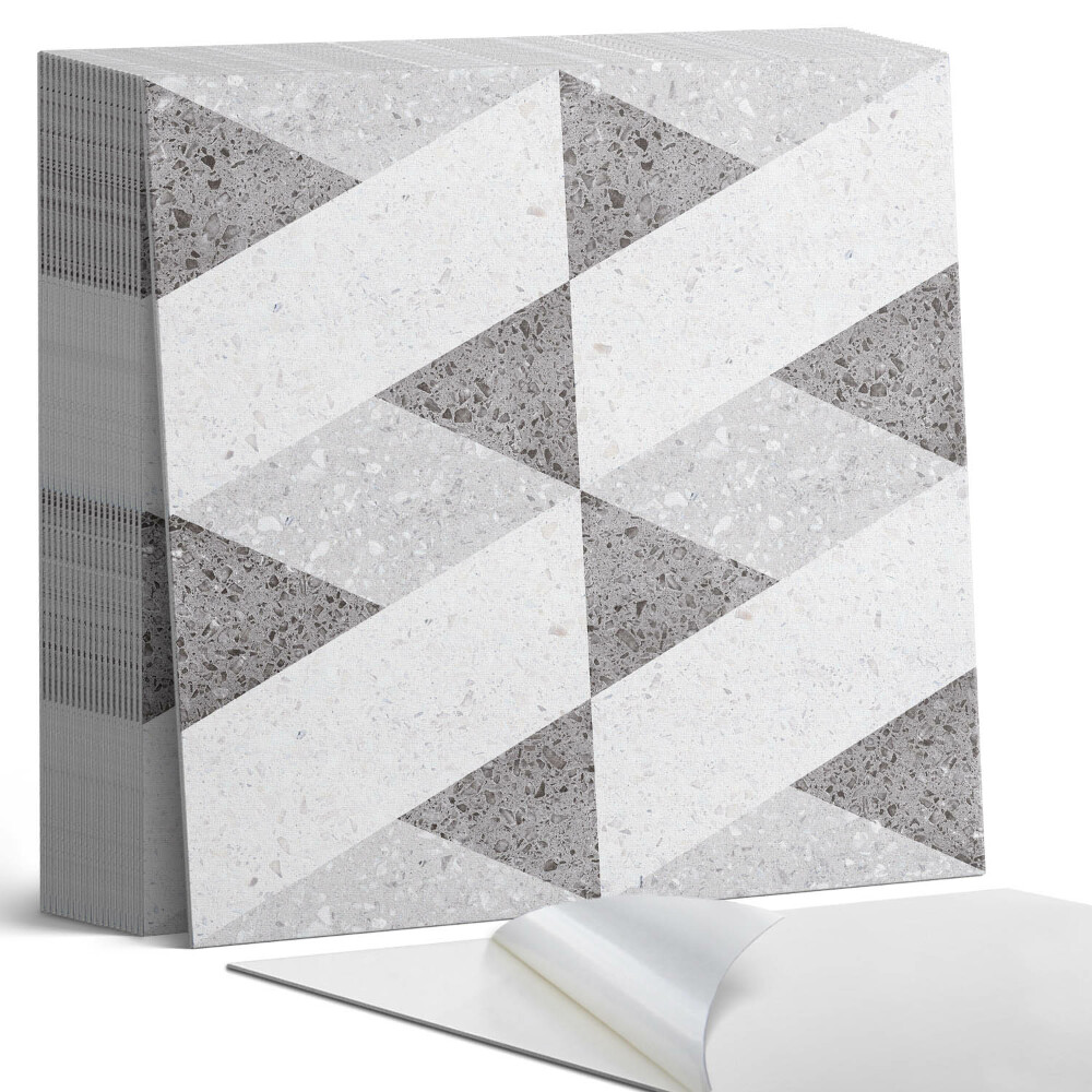 Plăci din PVC autoadezive Contraste în formele geometrice