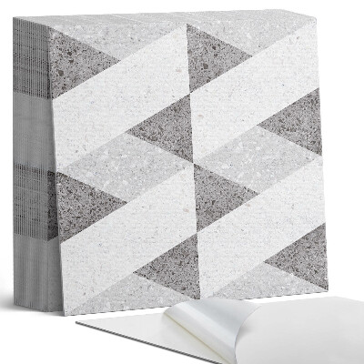 Plăci din PVC autoadezive Contraste în formele geometrice