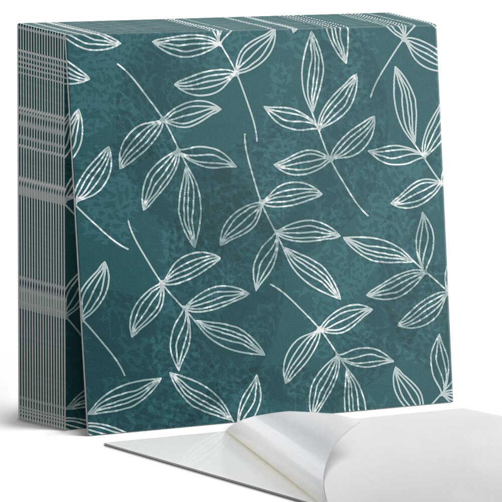 Plăci din PVC autoadezive Frunze de model