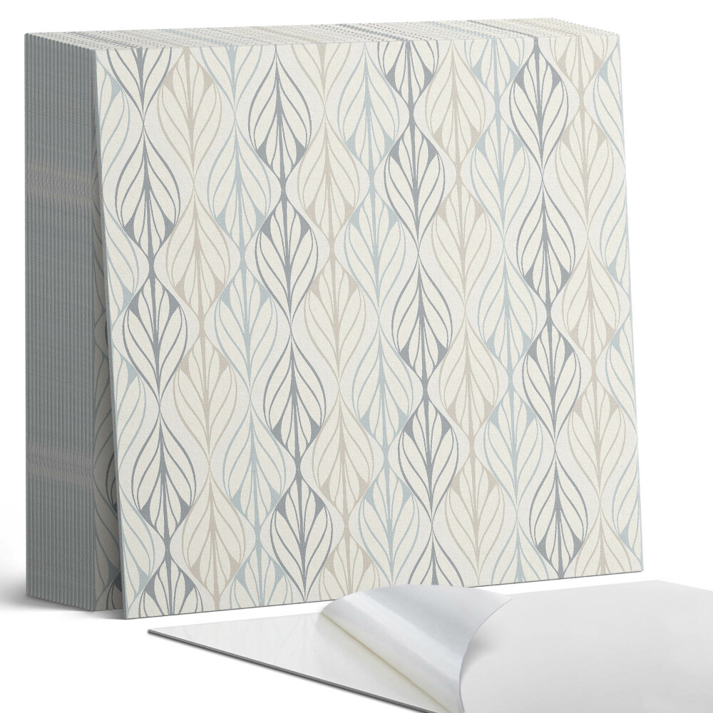 Plăci de vinil autoadezive Motiv cu frunze în stil romb