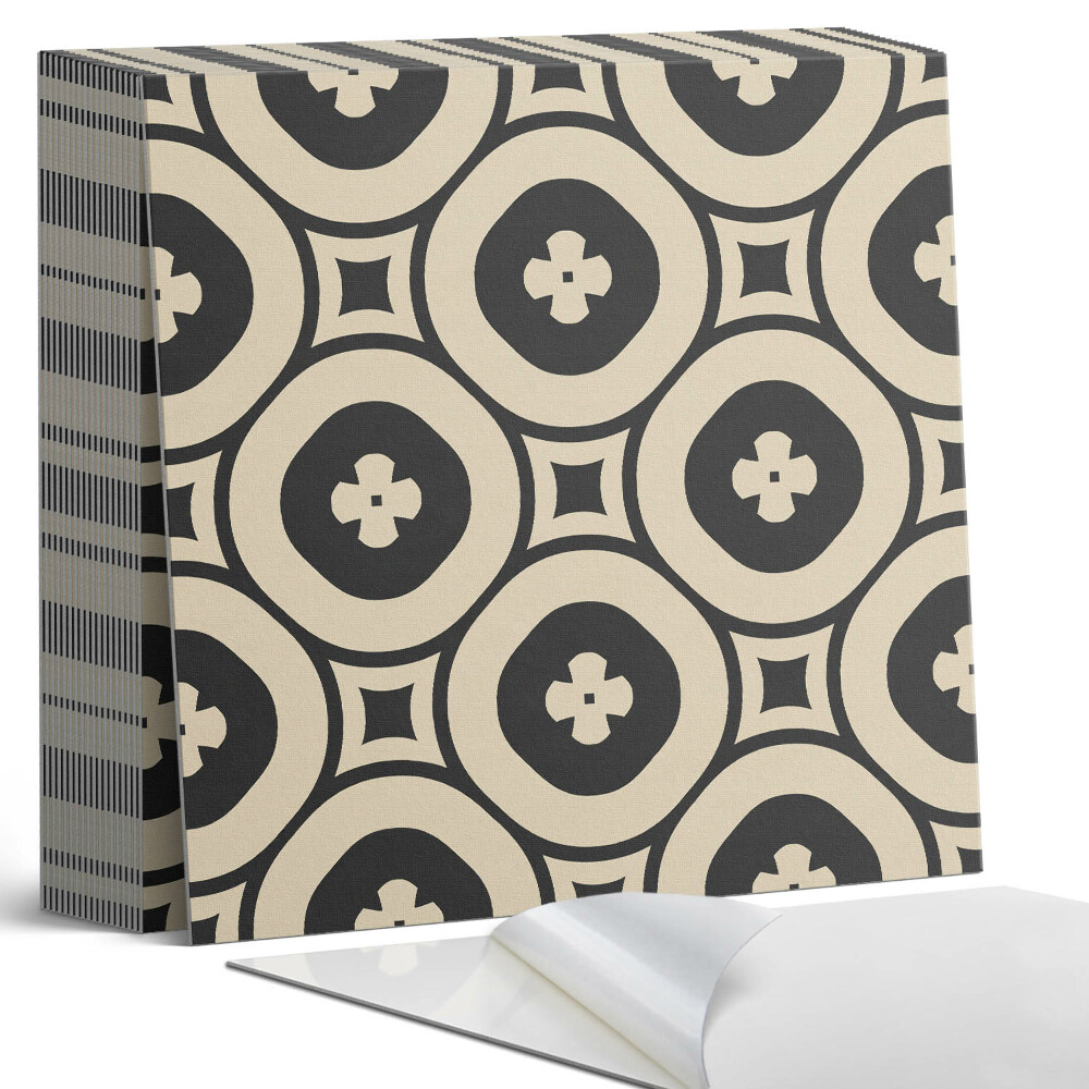 Plăcile de vinil Model de figuri geometrice pătrate