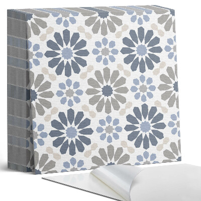 Plăcile de vinil Armonie florală în simetrie