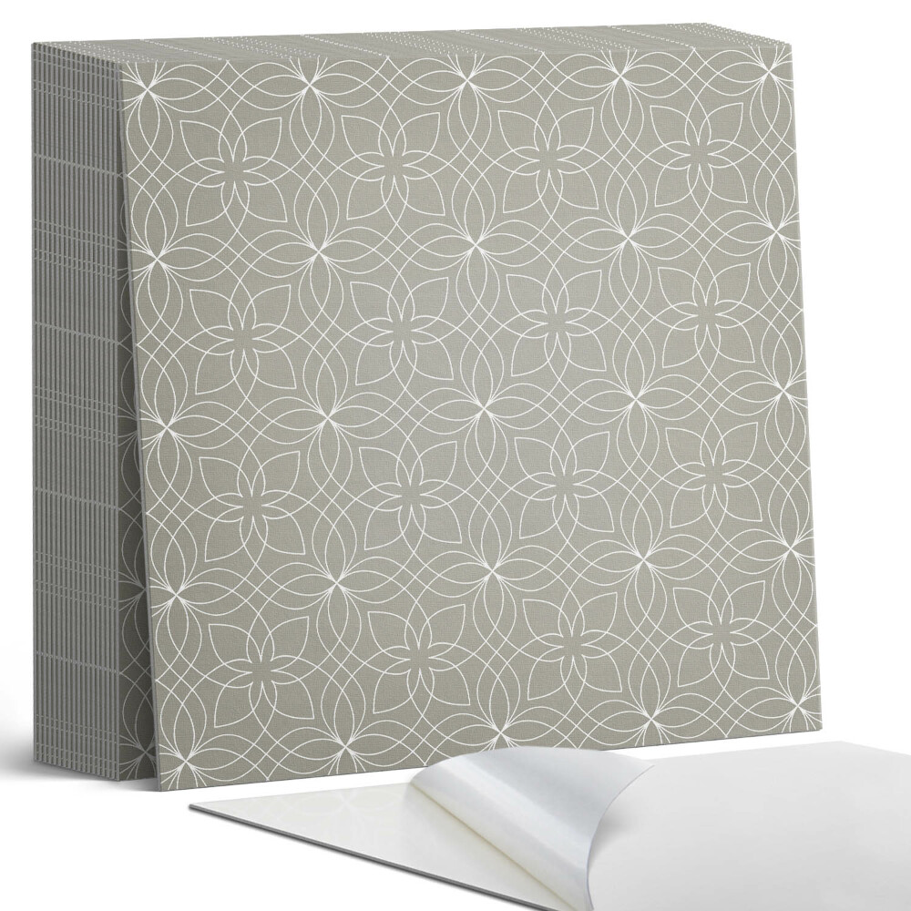 Plăci din PVC autoadezive Model floral în stil geometric