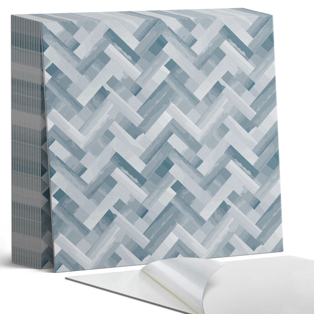 Plăci de vinil autoadezive Model cu dungi în zig-zag