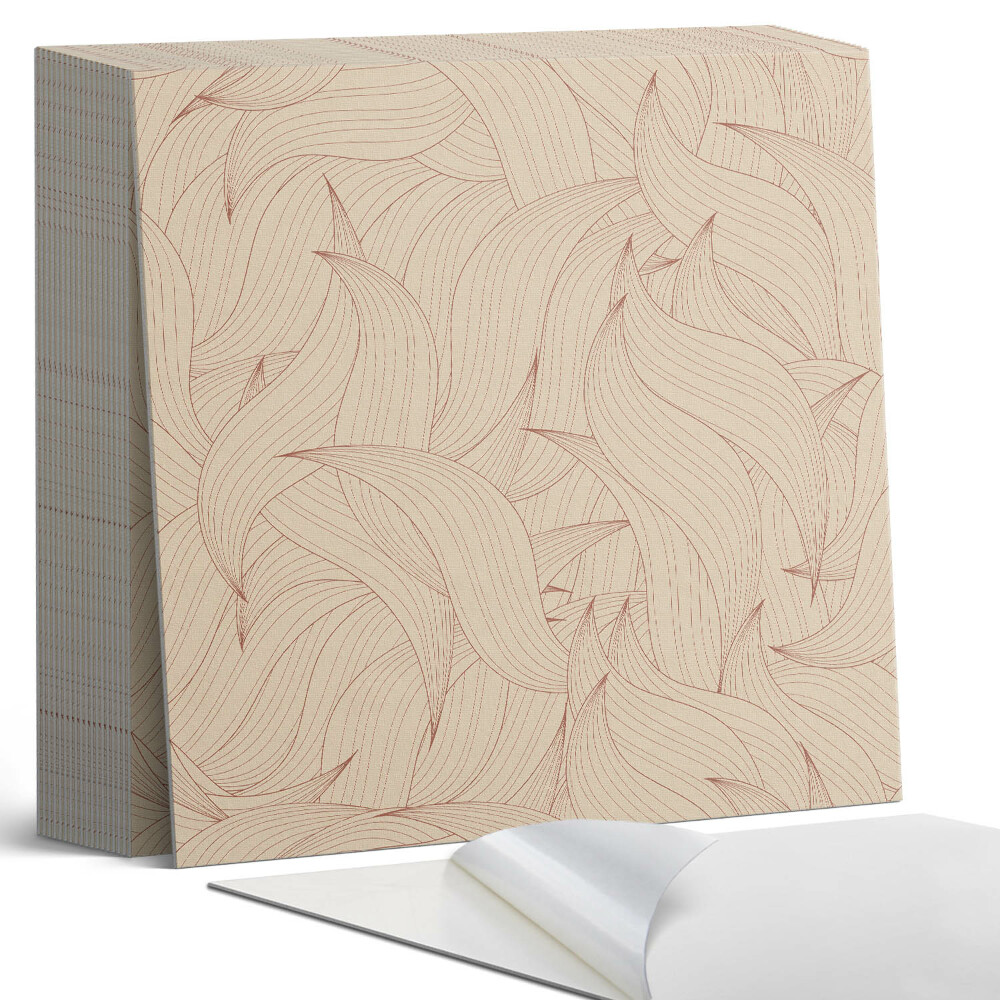 Plăci din PVC autoadezive Model de linie ondulată