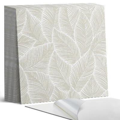 Plăci de vinil autoadezive Aspect grafic cu frunze verzi