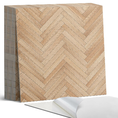 Plăci din PVC autoadezive Model în spic de hering pe podea