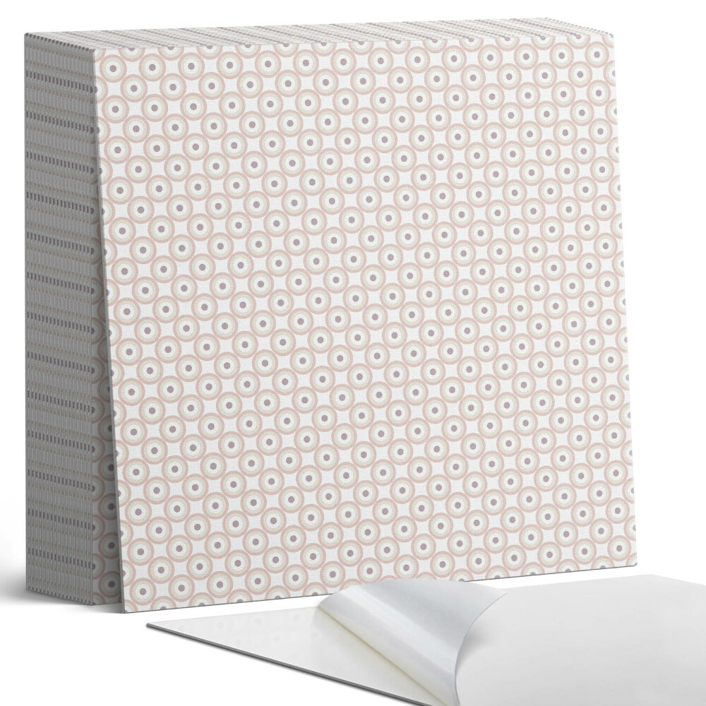 Plăcile de vinil Cercuri într-un model de grilă