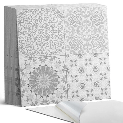 Plăci de vinil autoadezive Motiv geometric-floral